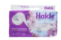 Hakle Toilettenpapier Sanft & Sicher 4-lagig, 8 Rollen