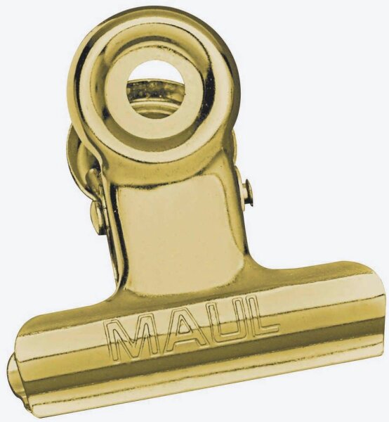 MAUL Foldbackklammern gold 3,0 cm, 10 St.