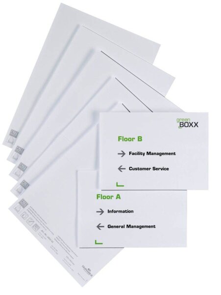 DURABLE Einsteckschilder für Namensschilder DOOR SIGN REFILL 14,8 x 21,0 cm, 20 St.