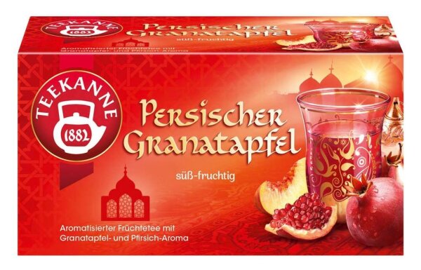 TEEKANNE Persischer Granatapfel Tee 20 Portionen