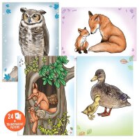 DEPESCHE Wildtiere Durchpaus Bastelbuch, 1 St.