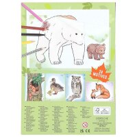 DEPESCHE Wildtiere Durchpaus Bastelbuch, 1 St.