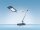 Hansa LED 4 Work LED Schreibtischlampe anthrazit 9,5 W
