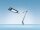 Hansa LED 4 Work LED Schreibtischlampe anthrazit 9,5 W