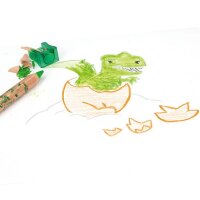 DEPESCHE Dino World Mini Dino Buntstifte farbsortiert, 5 St.  ( 12180 )