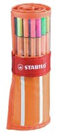 STABILO point 88 Fineliner farbsortiert 0,4 mm, 30 St.