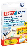 tesa TACK doppelseitige Klebepads für max. 20 g, 1,0...