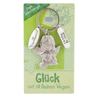 DEPESCHE Schlüsselanhänger 004 Schutzengel silber