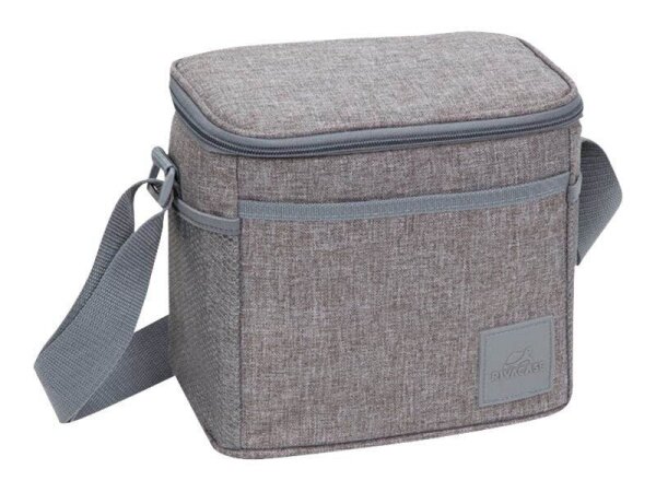 RIVACASE Kühltasche Cooler bag Kunstfaser grau 4260403573501