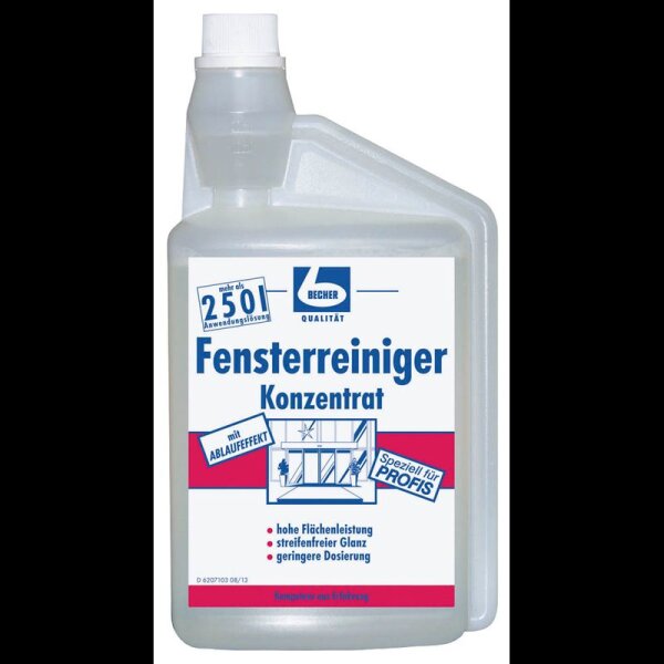 DR.BECHER Glasreiniger-Konzentrat 1 l, 1 St.