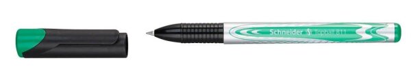 Schneider Topball 811 Tintenroller grün/silber 0,5 mm, Schreibfarbe: grün, 1 St.