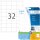 HERMA Etiketten 4200 weiß 48,3 x 33,8 mm, 25 Blatt