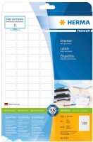 HERMA Etiketten 4333 weiß 25,4 x 10,0 mm, 25 Blatt