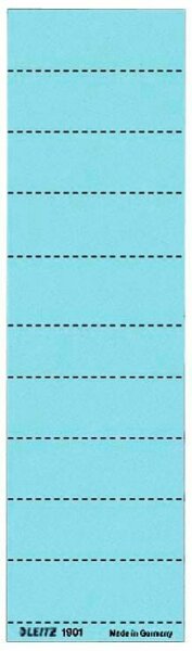 LEITZ Beschriftungsschilder für Hängeregister 1901 blau, 100 St.