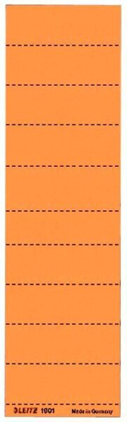 LEITZ Beschriftungsschilder für Hängeregister 1901 orange, 100 St.