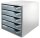 LEITZ Schubladenbox Post Set  dunkelgrau 52800089, DIN A4 mit 5 Schubladen, 1 St.