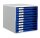LEITZ Schubladenbox Form Set  blau 52810035, DIN A4 mit 10 Schubladen, 1 St.