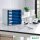 LEITZ Schubladenbox Form Set  blau 52810035, DIN A4 mit 10 Schubladen, 1 St.