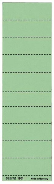 LEITZ Beschriftungsschilder für Hängeregister 1901 grün, 100 St.