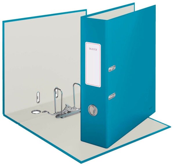 LEITZ Cosy Soft-Touch Ordner sanftes blau Karton 8,0 cm DIN A4, 1 St.