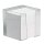 Zettelbox mit Stiftehalter transparent inkl. 850 Notizzettel weiß, 1 St.