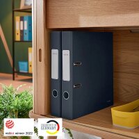 LEITZ Cosy Soft-Touch Ordner samtgrau Karton 5,2 cm DIN A4, 1 St.