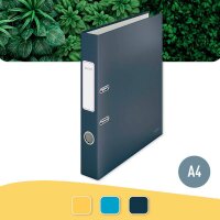 LEITZ Cosy Soft-Touch Ordner samtgrau Karton 5,2 cm DIN A4, 1 St.