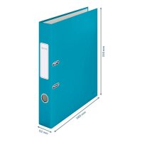 LEITZ Cosy Soft-Touch Ordner sanftes blau Karton 5,2 cm DIN A4, 1 St.