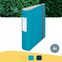 LEITZ Active Cosy Ordner sanftes blau Karton 8,2 cm DIN A4, 1 St.