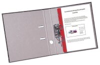 Expro Klemmschienen mit Abheftleiste rot DIN A4 30 Blatt, 25 St.