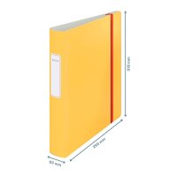 LEITZ Active Cosy Ordner warmes gelb Karton 6,5 cm DIN A4, 1 St.