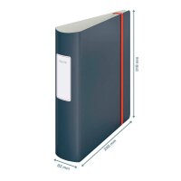 LEITZ Active Cosy Ordner samtgrau Karton 8,2 cm DIN A4, 1 St.