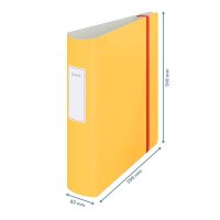 LEITZ Active Cosy Ordner warmes gelb Karton 8,2 cm DIN A4, 1 St.