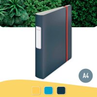 LEITZ Active Cosy Ordner samtgrau Karton 6,5 cm DIN A4, 1 St.