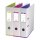 OXFORD myColour Strong-Line Ordner farbsortiert Karton 8,0 cm DIN A4, 10 St.