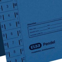 ELBA Pendelhefter Karton blau DIN A4 1x Amtsheftung, 1 St.