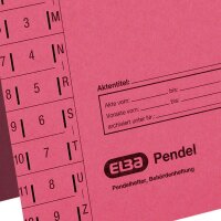 ELBA Pendelhefter Karton rot DIN A4 1x Amtsheftung, 1 St.