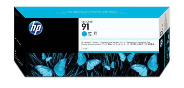 HP 91(C9467A) cyan Druckerpatrone
