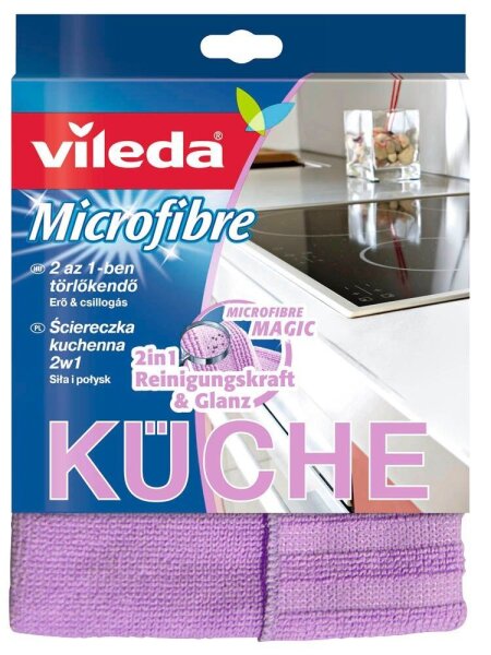 vileda KÜCHE Mikrofasertuch 60 °C waschbar, 1 St.