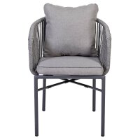 greemotion Sitzgruppe Calgary 1 grau, anthrazit Kunststoff, Metall, 19-teilig