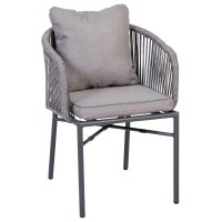 greemotion Sitzgruppe Calgary 1 grau, anthrazit Kunststoff, Metall, 19-teilig