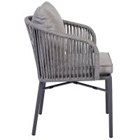 greemotion Sitzgruppe Calgary 1 grau, anthrazit Kunststoff, Metall, 19-teilig