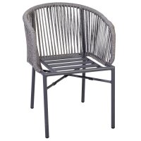 greemotion Sitzgruppe Calgary 1 grau, anthrazit Kunststoff, Metall, 19-teilig