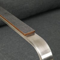 greemotion Loungegruppe Boston anthrazit, silber Metall, 15-teilig