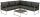 greemotion Loungegruppe Boston anthrazit, silber Metall, 15-teilig