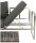greemotion Loungegruppe Boston anthrazit, silber Metall, 15-teilig