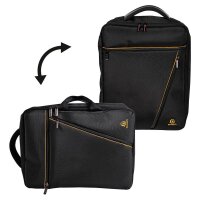Exacompta Laptoptasche Dual Exactive Kunstfaser schwarz 17734E bis 39,6 cm (15,6 Zoll)
