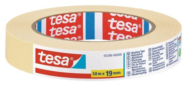 tesa ECONOMY Kreppband beige 19,0 mm x 50,0 m 1 Rolle