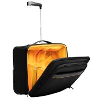 Exacompta Laptop-Trolley Eco Exactive Kunstfaser schwarz 44,0 x 20,0 x 37,0 cm