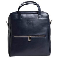 Exacompta Laptop-Rucksack Lady Exactive Leder blau bis...